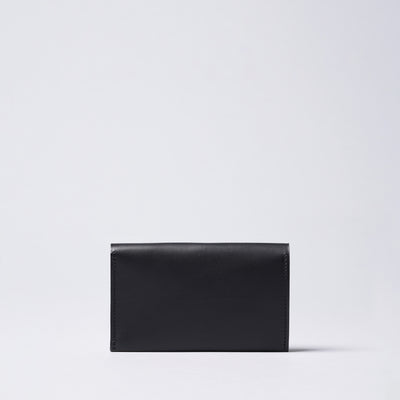 <ASUMEDERU>  Business Card Holder / Black