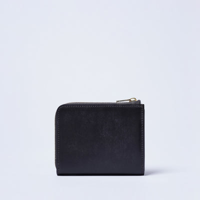 <CRAFSTO>  Bridle Leather L Zip Wallet / Navy