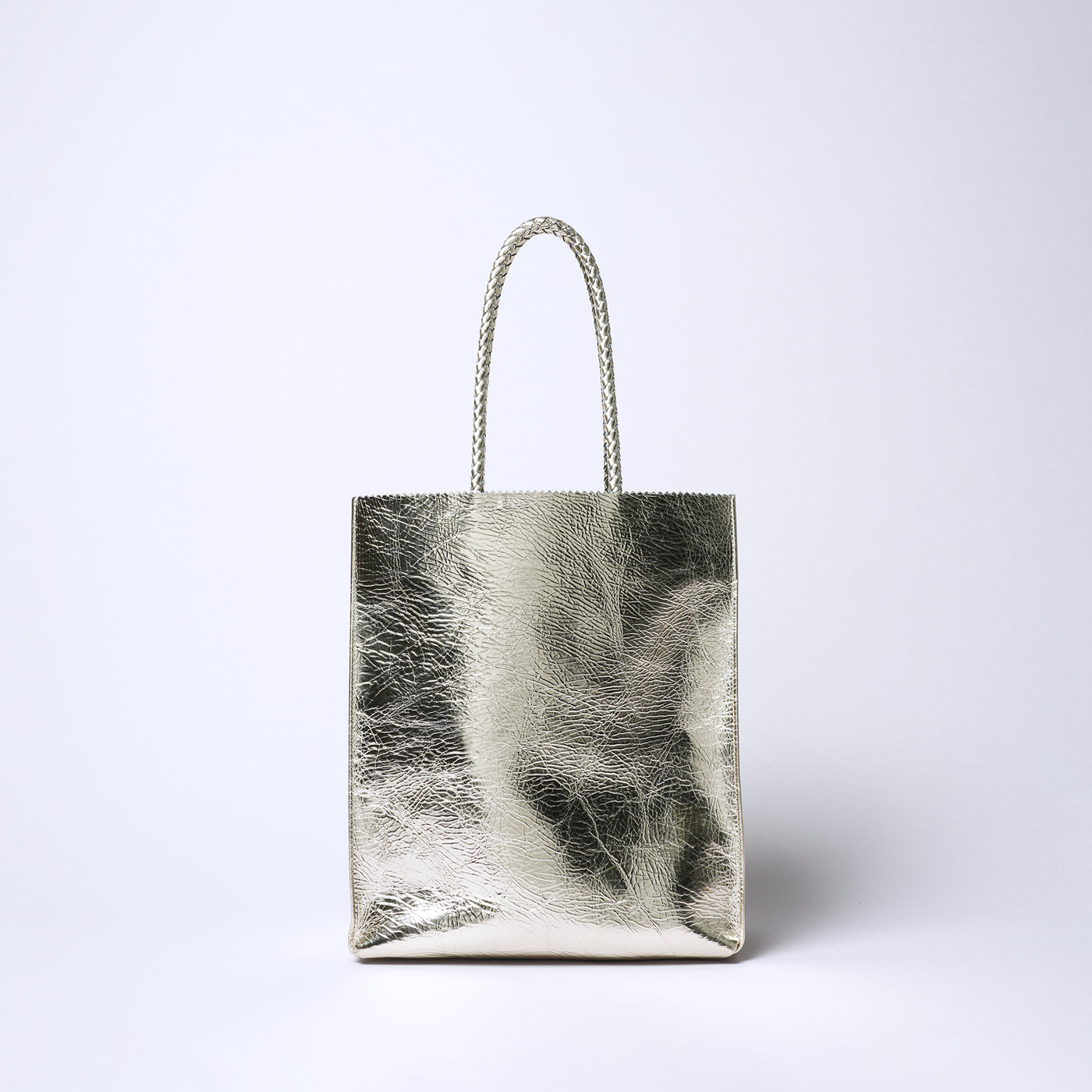 ＜コケット＞レザートート（シャイニー）/ゴールド