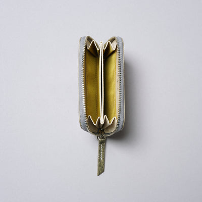 <Coquette> Round Mini Wallet (Shiny) / Blue x Gold