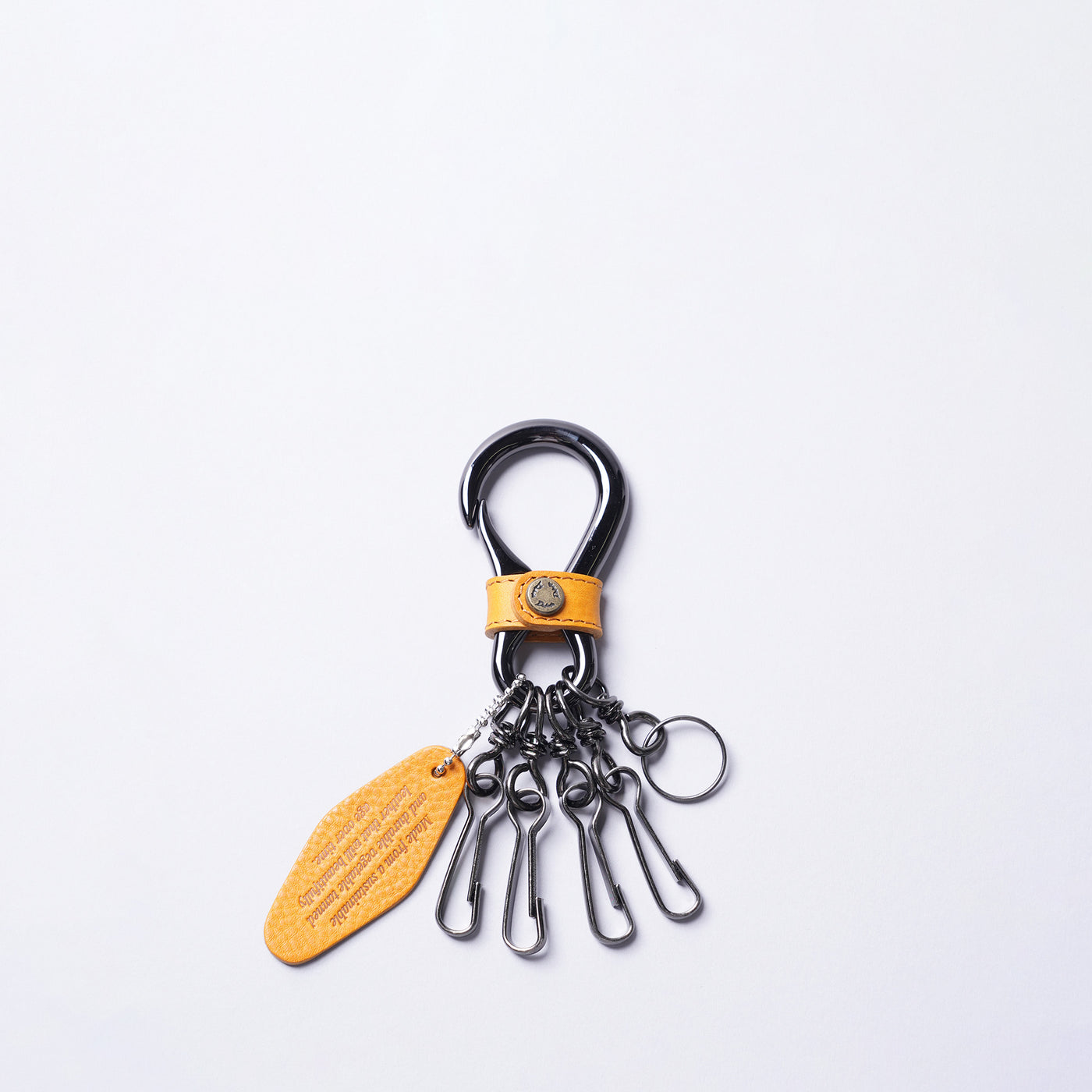 <Dakota Black Label> Key Holder M / Mustard
