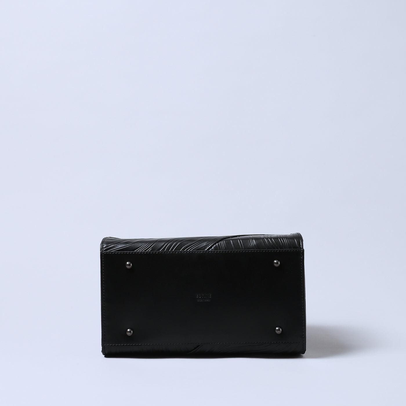 ＜エスティーヌ＞ノワリズムシリーズ レザー2WAYハンドバッグ/ブラック