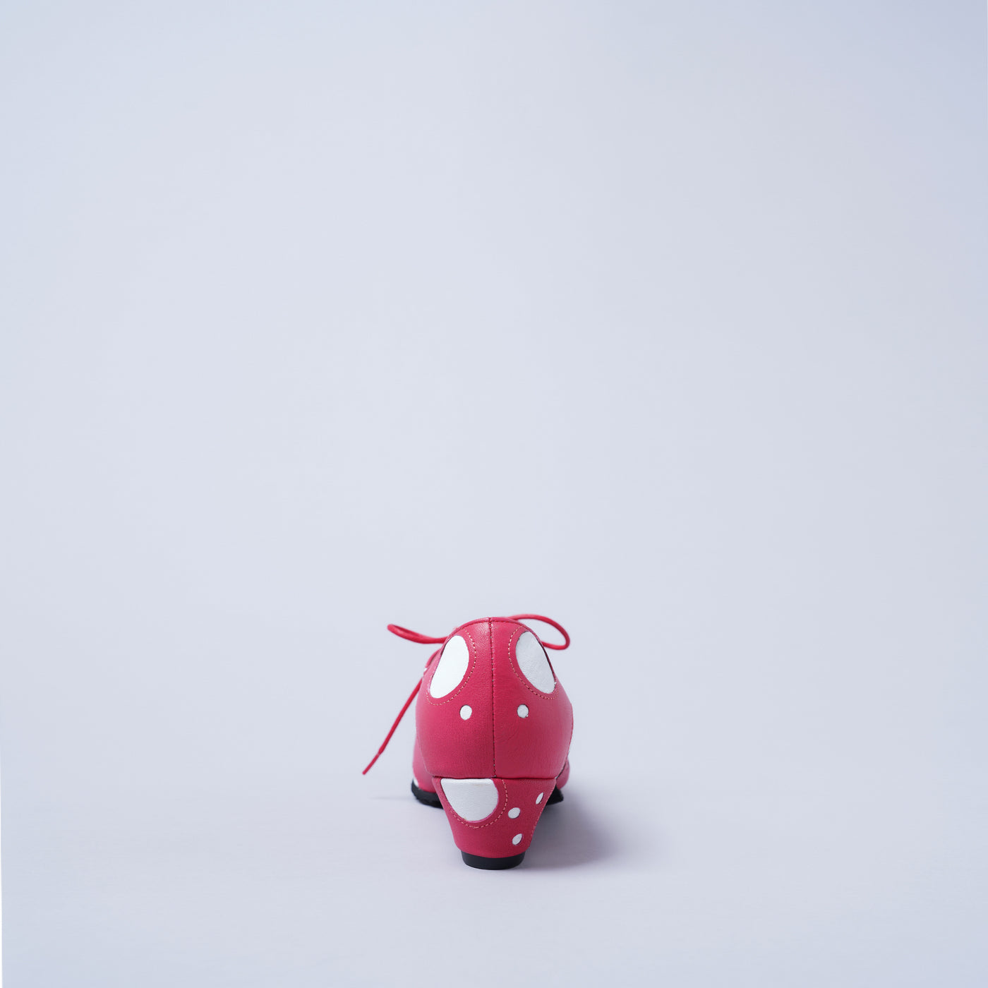 <KUTSUNE> LAST FLOWER BOOTS / Dot (Pink x White)