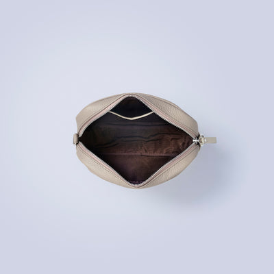 ＜レザリ＞エンボスミニショルダーバッグ/トープ