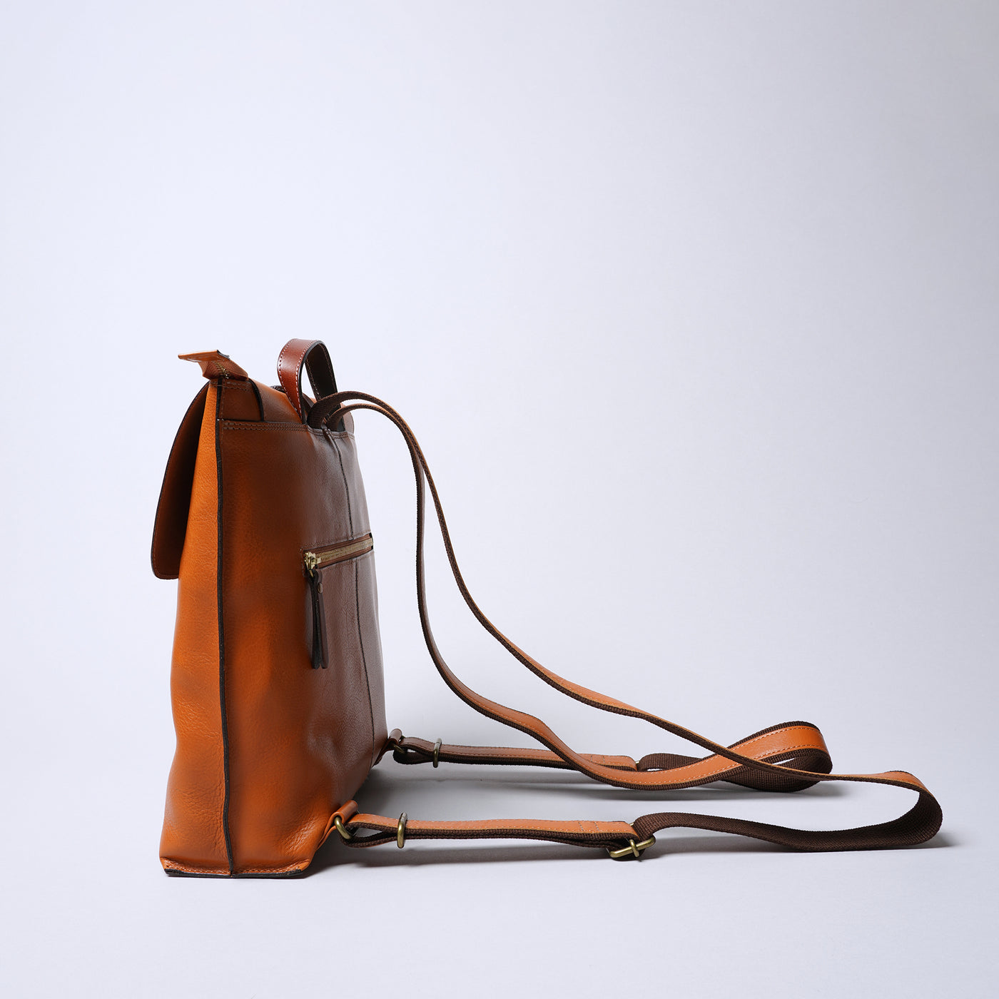 <Laisser Faire> Search Vegetable Tanned Combination Back Pack / Black