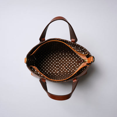 <Laisser Faire> Search Vegetable Tanned Combination 2 Way Shoulder Bag / Black