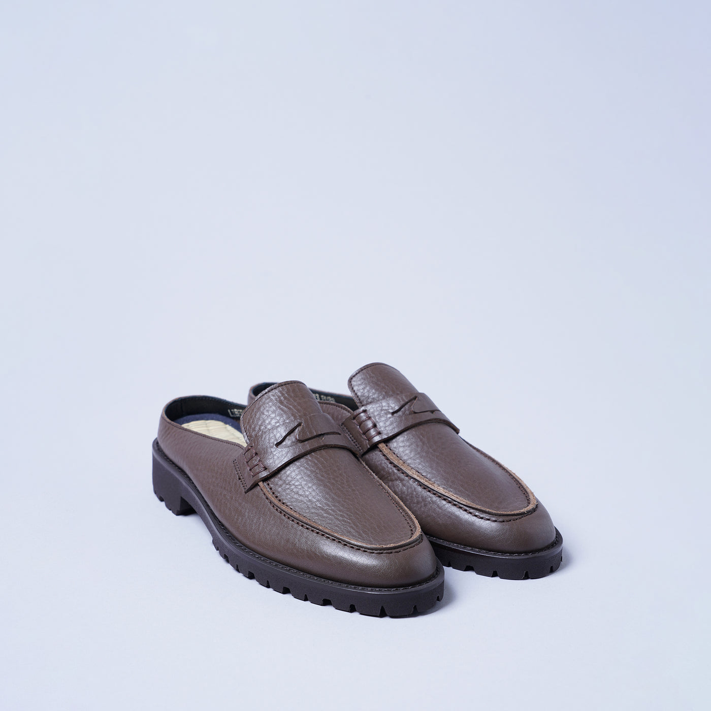 <Liberato>  Tatami Loafer Slipper / Dark Brown