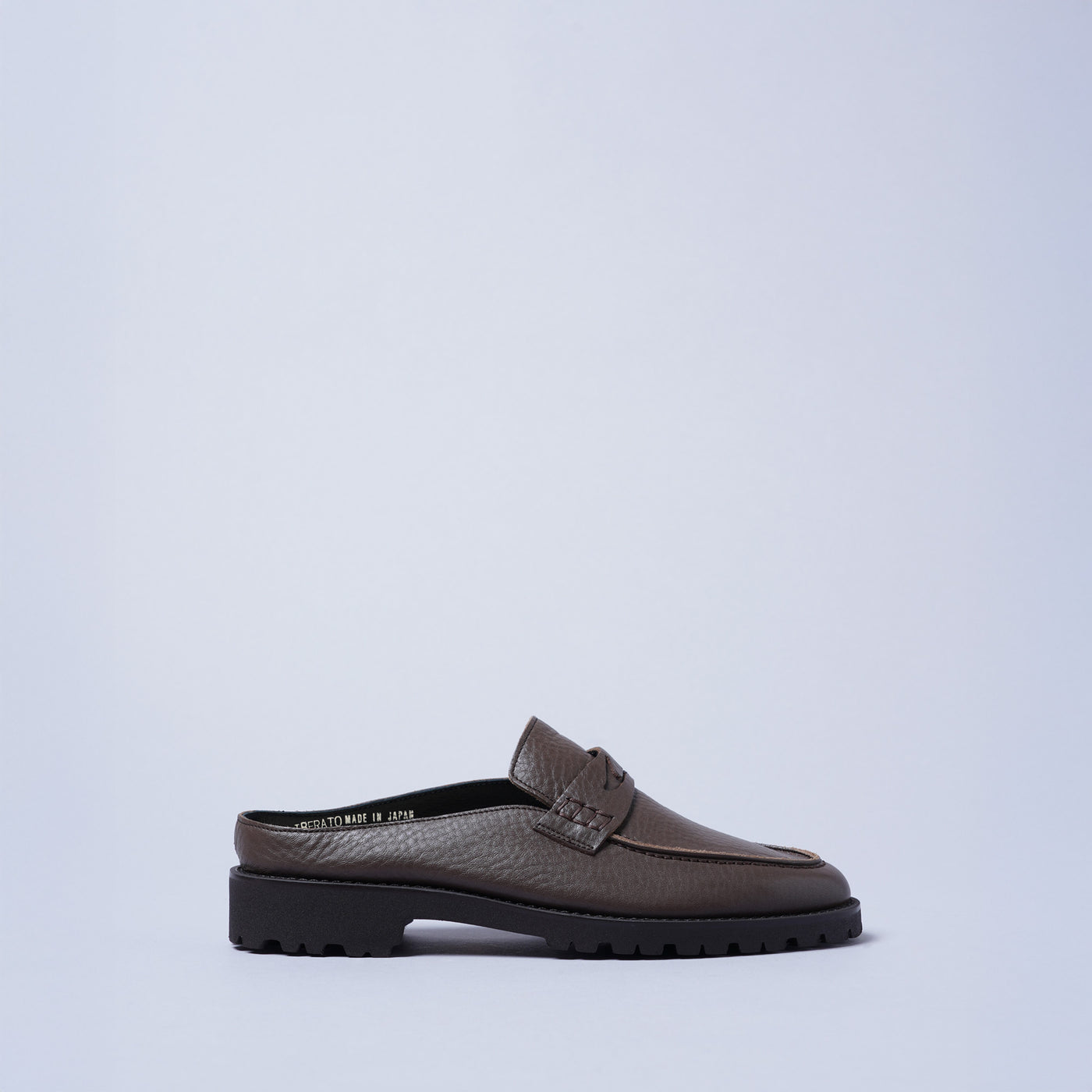 <Liberato>  Tatami Loafer Slipper / Dark Brown