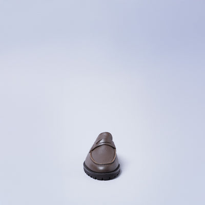 <Liberato>  Tatami Loafer Slipper / Dark Brown