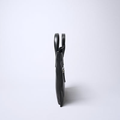 Fika 纖薄型兩用斜背包/黑色