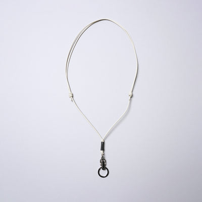 <SENTI FLATTER THE SENSES> Multi Leather Strap (Clip Hook) / Ivory