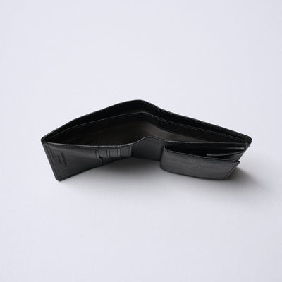 多收納二摺式短夾/黑色