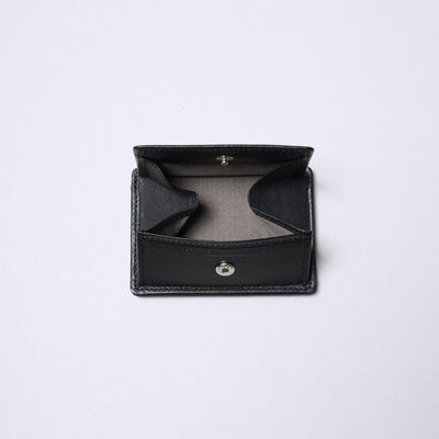 <SENTI FLATTER THE SENSES> Coin & Card Wallet / Black