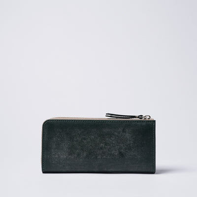 <SLOW> bridle -L Zip long wallet- / Black