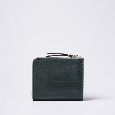 ＜スロウ＞bridle -Lzip short mini wallet-/ブラック