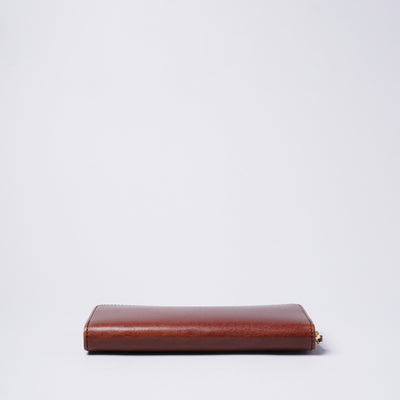 ＜SLOW＞herbie -new round long wallet-/橡木色