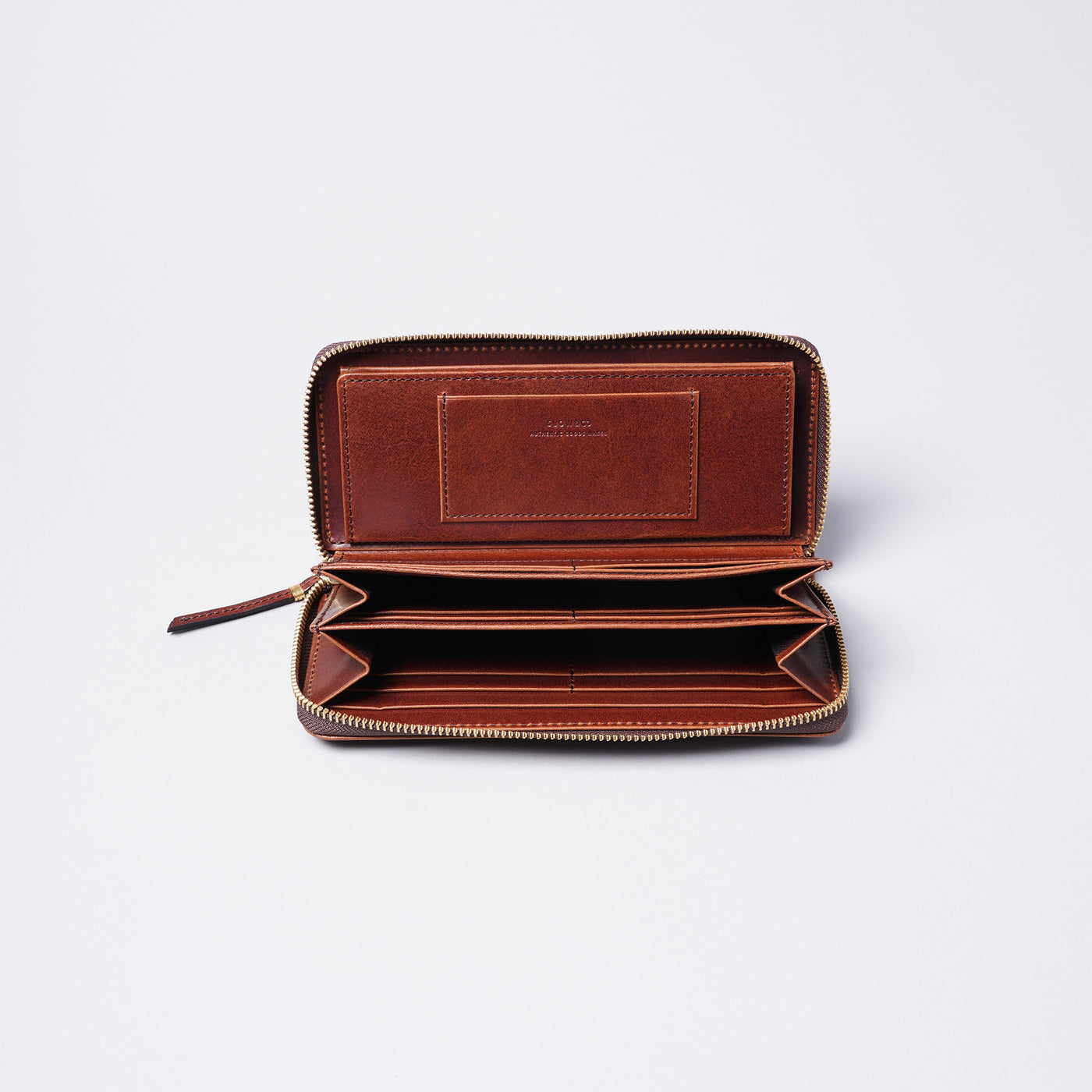 ＜スロウ＞herbie -new round long wallet-/キャメル