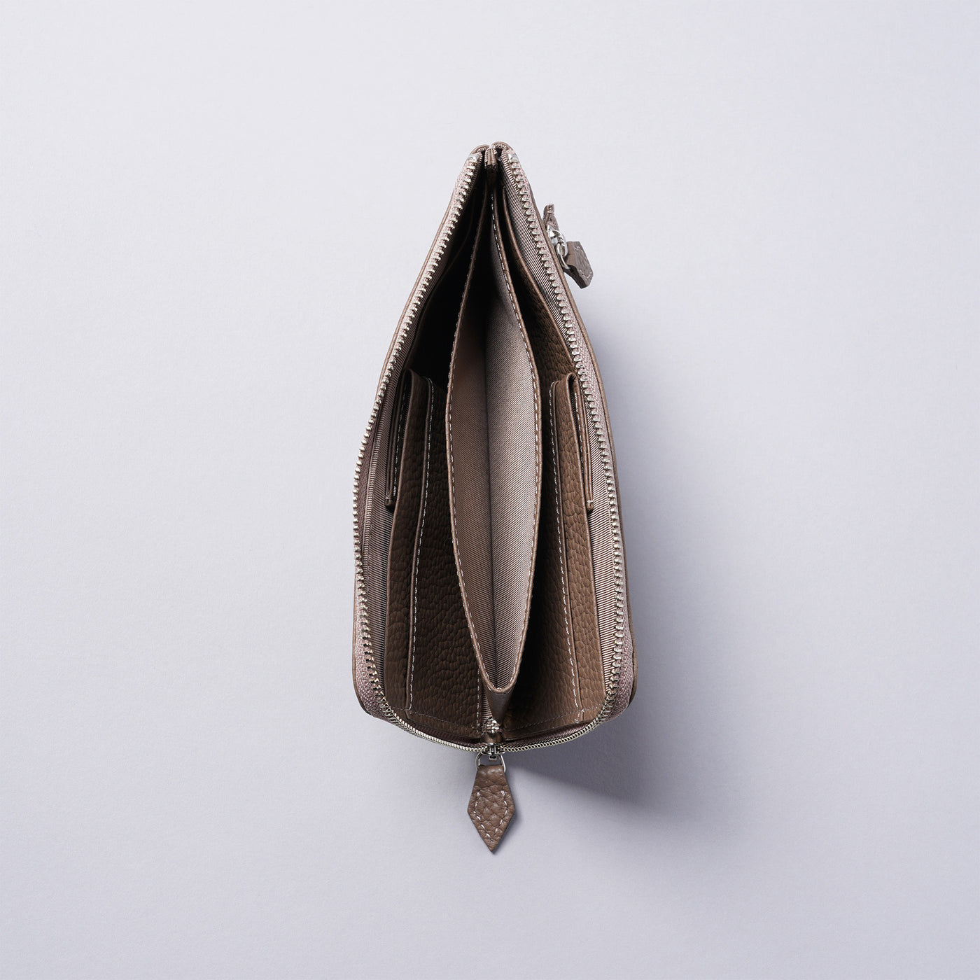 <Nomura Seisakusho> L Zipper Long Wallet / Taupe