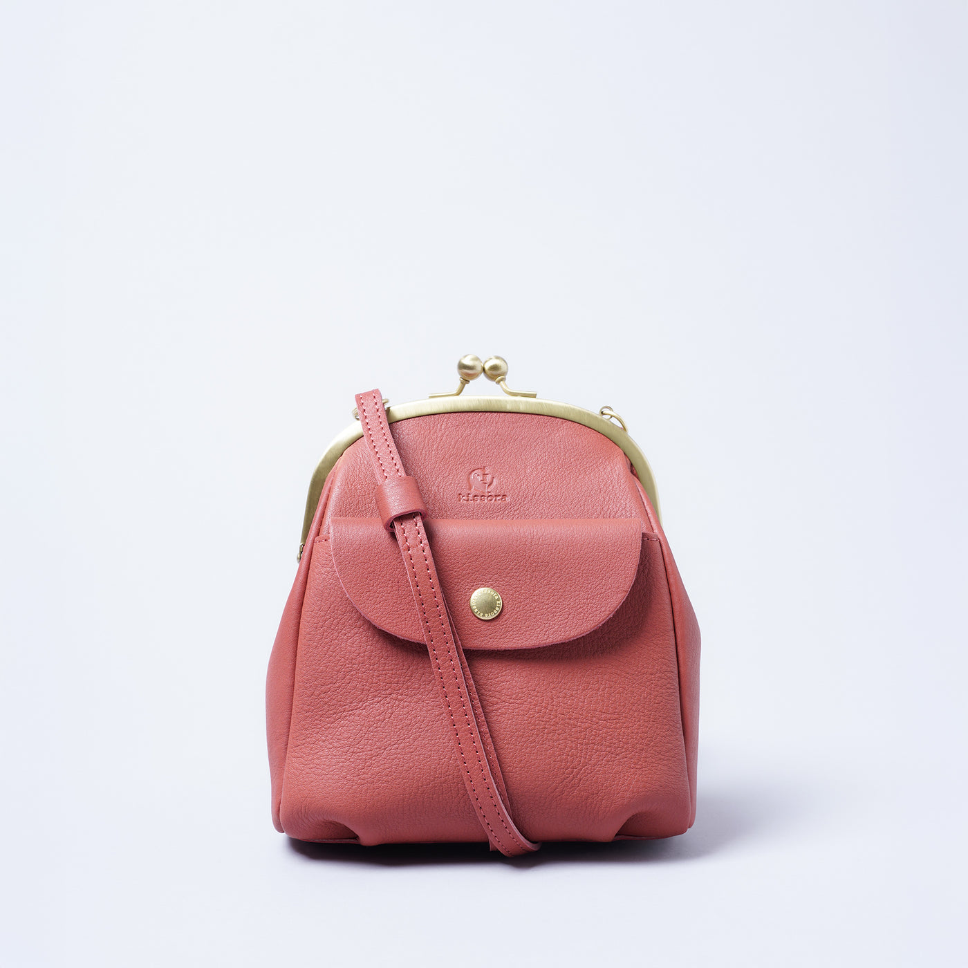 ＜キソラ＞口金タテショルダー/オレンジ