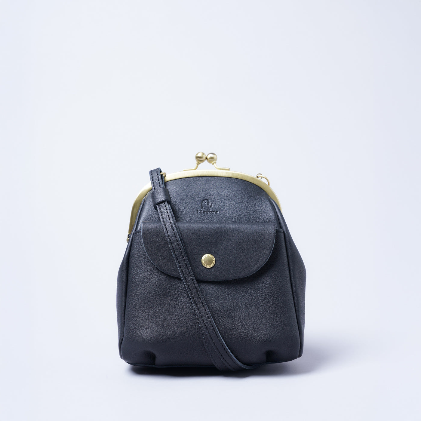 ＜キソラ＞口金タテショルダー/キャメル