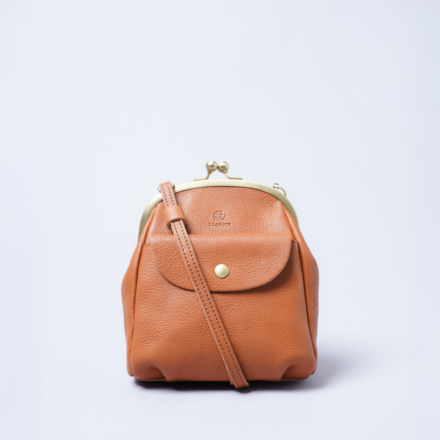 ＜キソラ＞口金タテショルダー/オレンジ