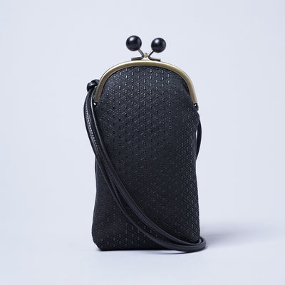 <kissora> Kotoinden Kiss Lock Smart Phone Shoulder / Small Cherry Blossoms PNK