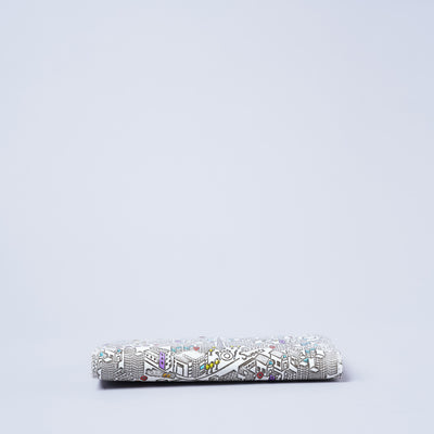 <kissora> Yuzen Bunko Kiss Lock Long Wallet / TOKYO (White)