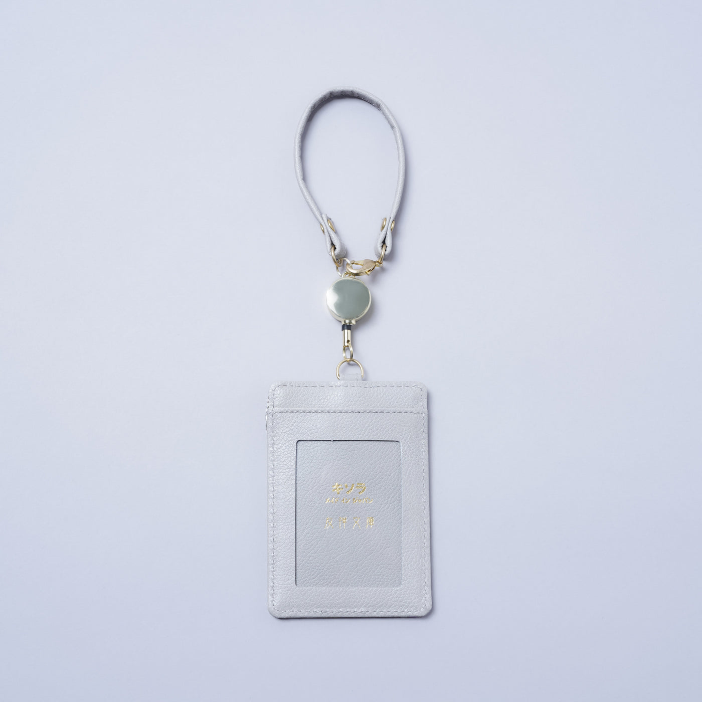 <kissora> Yuzen Bunko Retractable Pass Case / TOKYO (White)