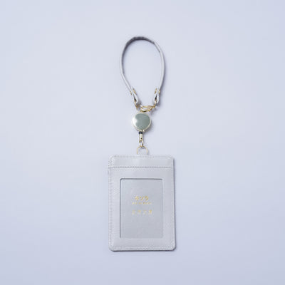 <kissora> Yuzen Bunko Retractable Pass Case / TOKYO (White)