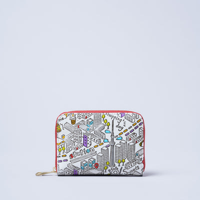 <kissora> Yuzen Bunko RF Coin Case / TOKYO (White)