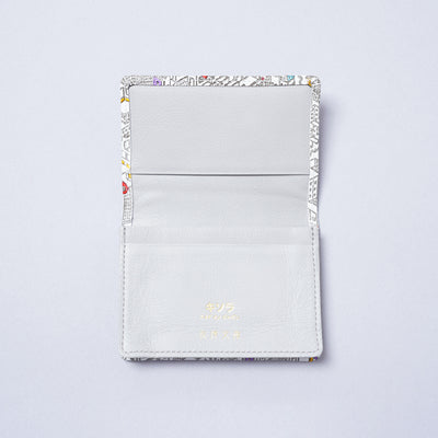 ＜キソラ＞友禅文庫 名刺入れ/TOKYO (ホワイト)