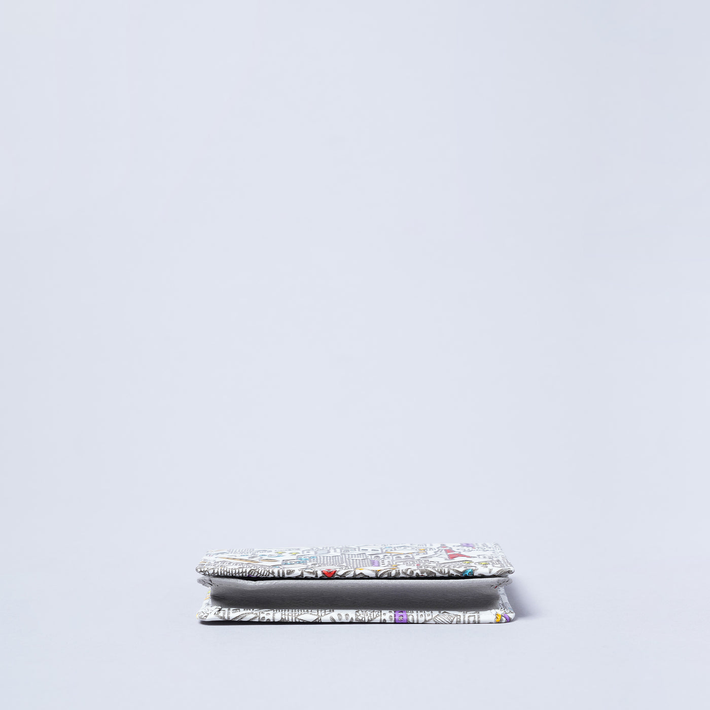 ＜キソラ＞友禅文庫 名刺入れ/TOKYO (ホワイト)