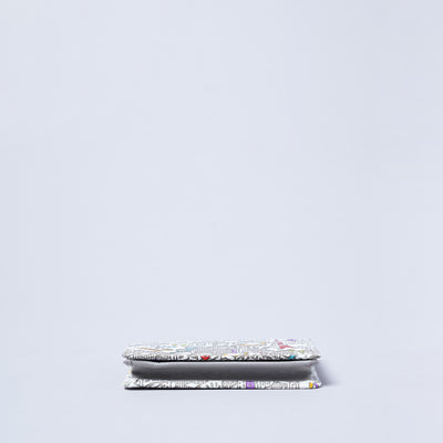 ＜キソラ＞友禅文庫 名刺入れ/TOKYO (ホワイト)