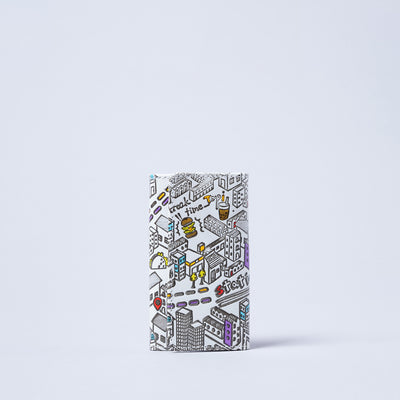 <kissora> Yuzen Bunko Key Case / TOKYO (White)