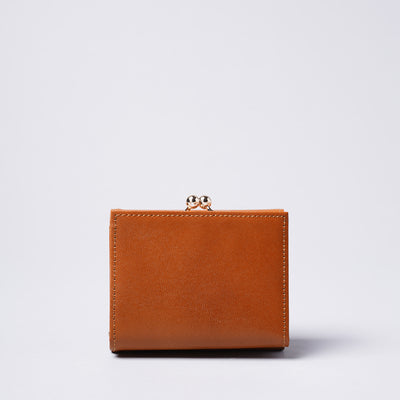 <mic> Kiss Lock Mini Wallet / Camel