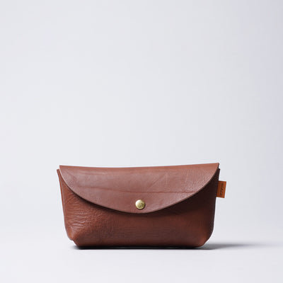 <minca> Leather Pouch 02/ M / Red