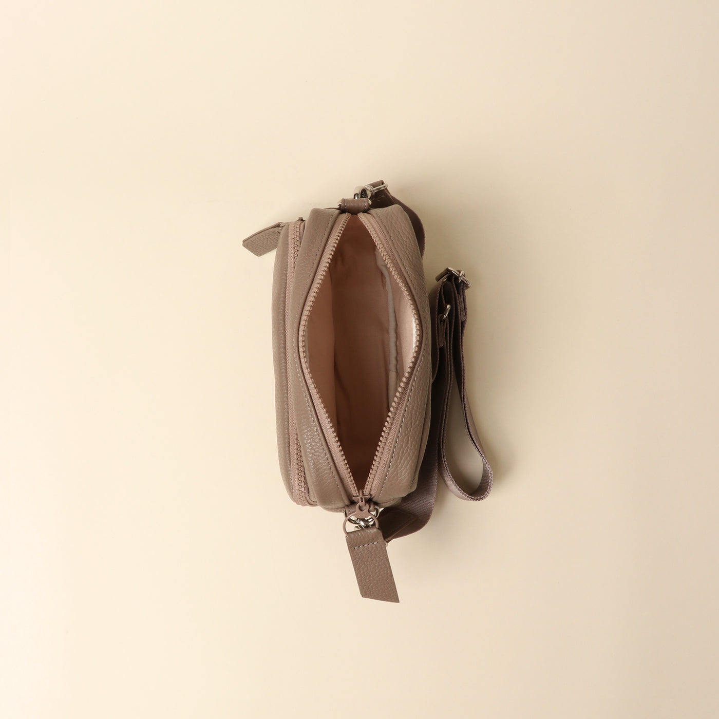 <itten-itten> Leather mini shoulder bag / pink