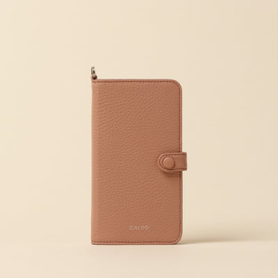 ＜CALDO tokyo japan＞ CROSSOVER iPhone Case (iPhone12/12Pro) / Taupe Beige