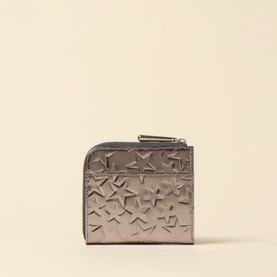 <Coquette> Etoile L Zip Mini Wallet/Dark Silver