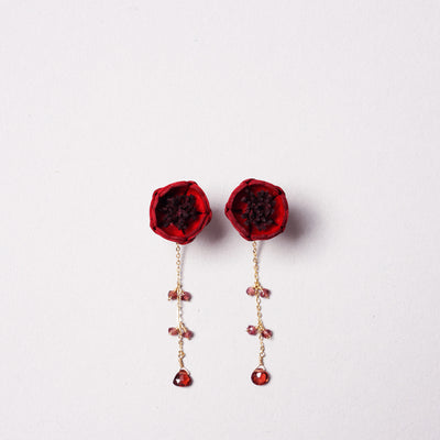 <Selieu>AKANE Pierced Earrings/Rose