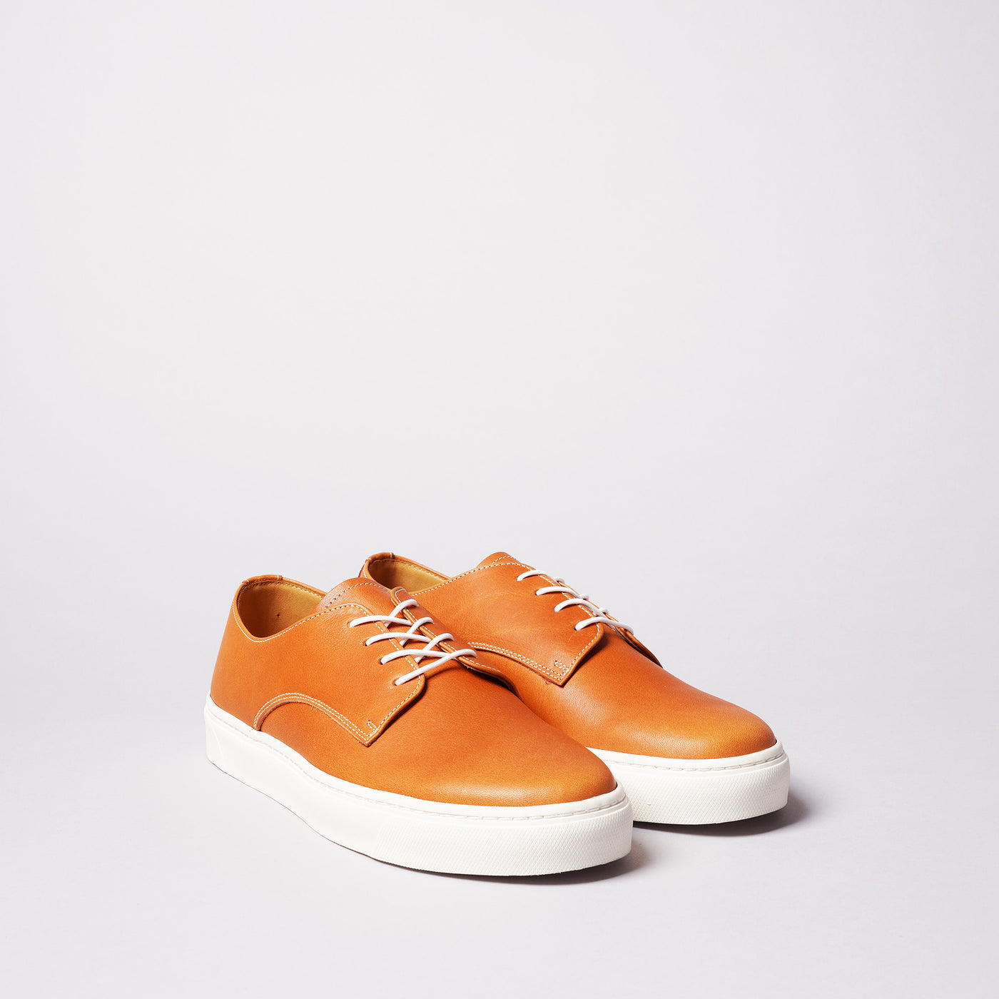 <TOSS> Bath Bath Lace-up Leather Sneaker Tochigi Tanned Leather/Brown