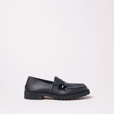 <U-Dot> Loafers / Black