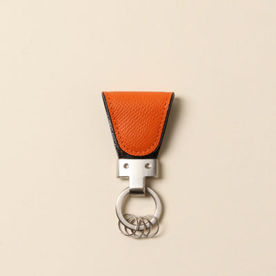 ＜VINTAGE REVIVAL PRODUCTIONS> Key clip calf leather/red