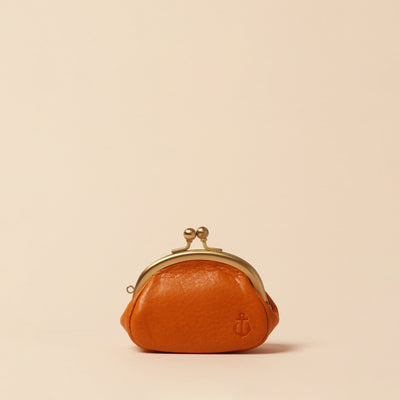 ＜Kiichi＞ 口金包(S) / 橘色